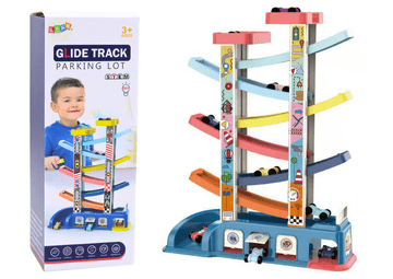 slomart Staza za spuštanje za šarene autiće LEAN TOYS sa 6 autića