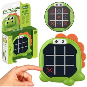 slomart LEAN TOYS Elektronička igra 3u1: Križić-kružić, Memorija, Dinosaur