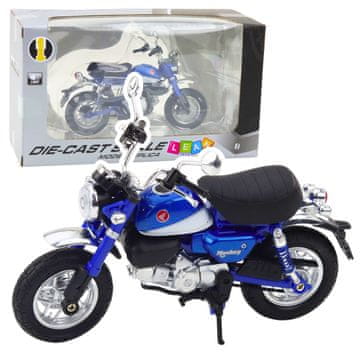 Retro klasična metalna svjetla za motocikle plava 1:12