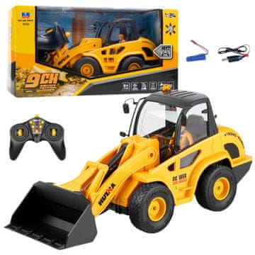 Huina 1:24 RC bager-utovarivač buldožer na daljinsko upravljanje