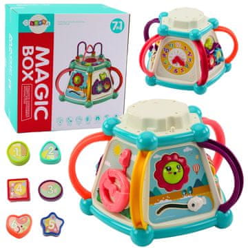 slomart LEAN TOYS Multifunkcionalna edukativna kocka 7u1