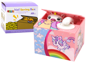 slomart Kasica "Jednorog" s melodijom LEAN TOYS