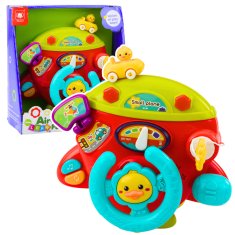 slomart Interaktivni "Mali pilot" volan sa zvukovima Lean Toys