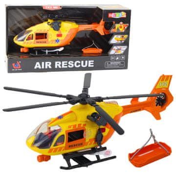 Kuka za nosila za spasilački helikopter - svjetla, zvukovi narančaste boje 1:12