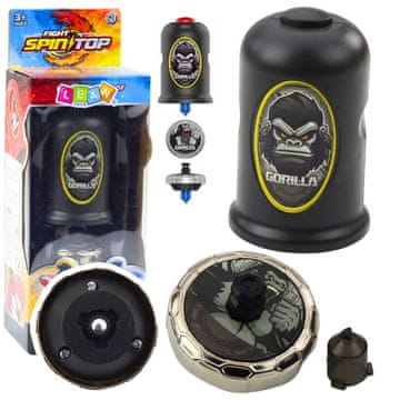 slomart LEAN TOYS set za vrtenje: lansirna naprava s spinnerom - Gorila