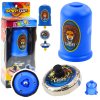slomart LEAN TOYS set za vrtenje: lansirna naprava s spinnerom - Lav