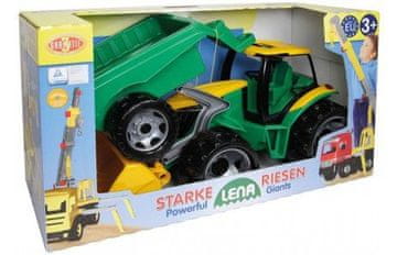 LENA Lena Traktor s žlicom i prikolicom 90 cm