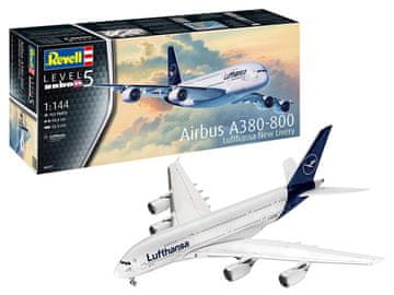 slomart REVELL plastični model Airbus A380-800 Lufthansa New Livery