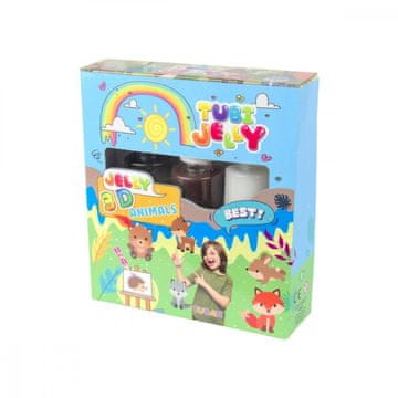 slomart Set Tubi Jelly 3 boje - životinje