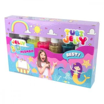 slomart Set Tubi Jelly 6 boja - sirena