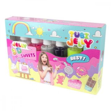 slomart Set Tubi Jelly 6 boja - slatkiši