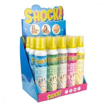 slomart TUBAN Pjena-gel SHOCK! 200ml, display 15 komada, mix