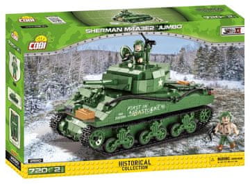 slomart COBI KLOCKI Sherman M4A3E2 Jumbo gradbeni blokovi, 720 komada