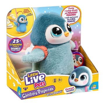 slomart Little Live Pets interaktivna igračka - hodajući pingvin