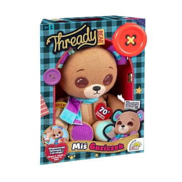 slomart COBI Interaktivna plišana životinja Medvedić Gumbić Thready Bear