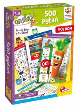 slomart LISCIANI Igra Carotina 500 pitanja - moj dom