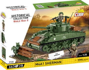 slomart COBI M4A1 Sherman 663 komada građevinski blokovi