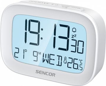 slomart SENCOR Budilka s termometrom SDC_2200