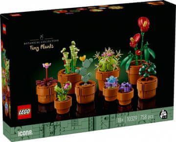 slomart LEGO Botanicals 10329 set malih biljaka u lončanicama