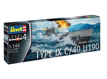 slomart REVELL Njemačka podmornica tipa IX C/40 U190, 1:144