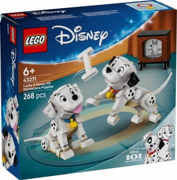 slomart LEGO Disney 101 Dalmatinac - Štenci Srećko i Penny 43271 - Dječja igračka