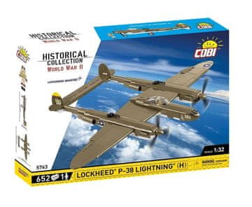 slomart COBI KLOCKI Lockheed P-38H Lightning, 1:32, 600 komada