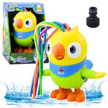slomart LEAN TOYS Vodena prskalica Papiga s pomičnim elementima