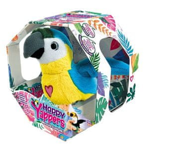slomart Interaktivna plišana plava papiga COBI Happy Yappers, ponavlja riječi