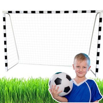 Nogometni trening gol s kvadratnim okvirom 300x200x110 cm