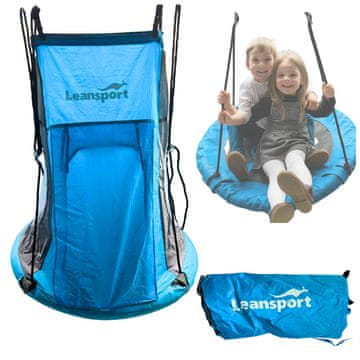 slomart LEAN SPORT Šator za ljuljačku gnijezdo, plavi, 90-100cm