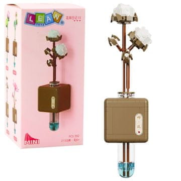 slomart LEAN TOYS Konstrukcijski Komplet Grana Cvjetova Pamuka U Bočici, 392 el.