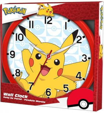 slomart Zidni sat Pokémon Pikachu 25 cm