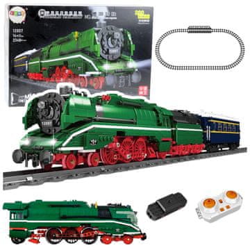 slomart LEAN TOYS Lokomotiva Parowa RC Građevni Blokovi 2348 kom.
