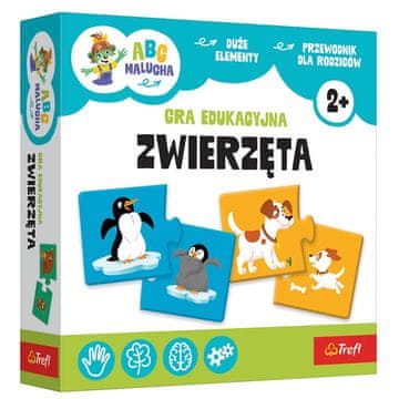 slomart Igra pamćenja ABC Malčića Životinje TREFL 02905