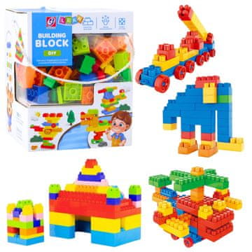 Set 3D šarenih građevinskih blokova 180 komada.