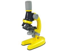 slomart Mikroskop za znanstvenika LEAN TOYS Edukacijski set Žuti 100x 400x 1200x