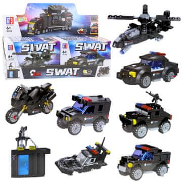 slomart Kocke Građevinske Vozila SWAT 2u1 92-117 kom.