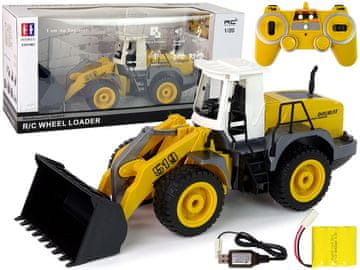 slomart DOUBLE E Bager-utovarivač na daljinsko upravljanje R/C 1:20 s podiznom rukom