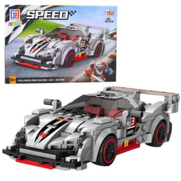slomart Konstrukcijske kocke LEAN TOYS 2u1: Sportski auto ili robot (363 dijela)