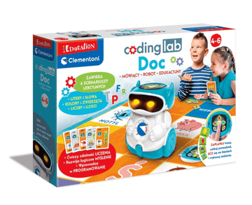 Clementoni Edukacijski komplet Robot Doc Science Educational Robotics Poljski jezik 50730