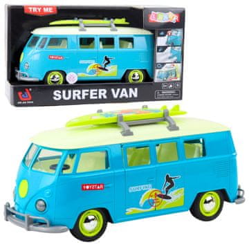 slomart LEAN TOYS Surf kombi s daskom za surfanje, svjetlima i zvukovima, tirkizni