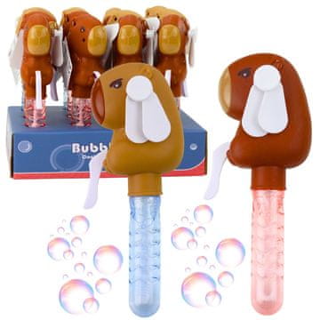 slomart LEAN TOYS Mjehurići Kapibara 2u1 vjetrenjača, roza