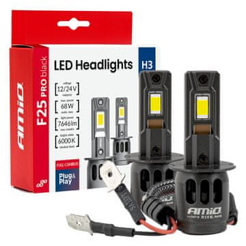 slomart Auto LED žarulja AMiO F25 PRO H3, 68W, 12V/24V