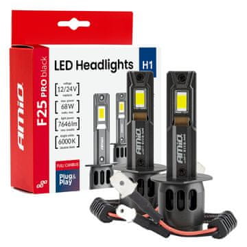 slomart Auto LED žarulja AMiO F25 PRO H1, 68W, 12V/24V