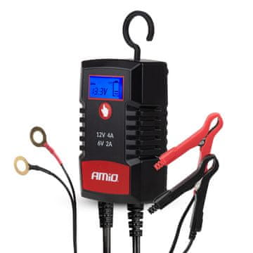 AMIO Digitalni ispravljač AGM GEL STD LiFePo4 MAX 4A 6V 12V PRO HOOK -04531