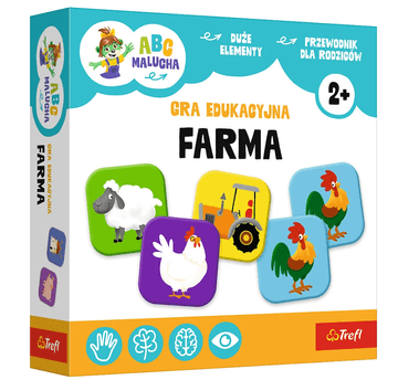 slomart TREFL GRY Edukativna Igra Farma ABC Mališana Obitelj Treflika