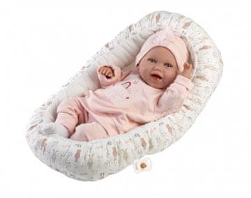 slomart Llorens Mimi, beba koja se smije 42 cm s košarom