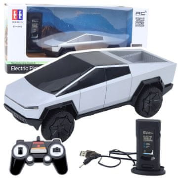 Double E Automobil na daljinsko upravljanje RC kamionet LED svjetla srebrne boje