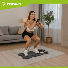 Trizand daska za pilates s LCD brojačem, crna