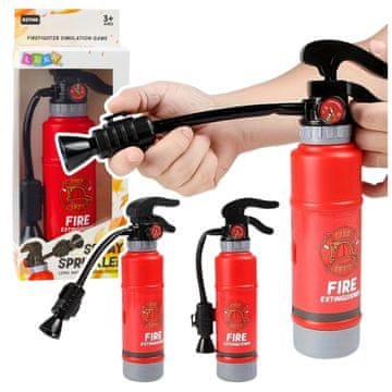 slomart LEAN TOYS Igračka vatrogasni aparat s funkcijom prskanja vode